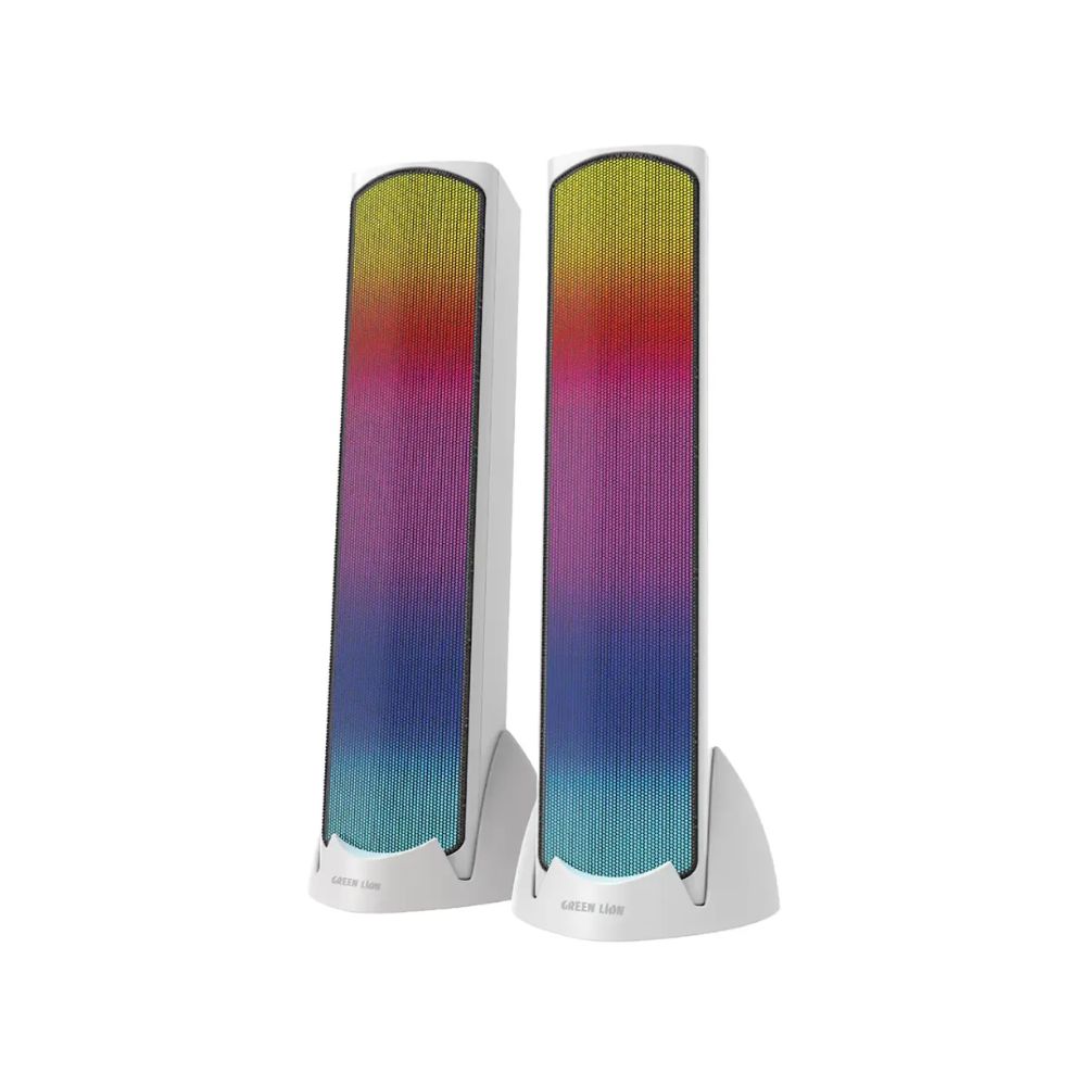 Green Lion Soundray Gaming Speakers – White