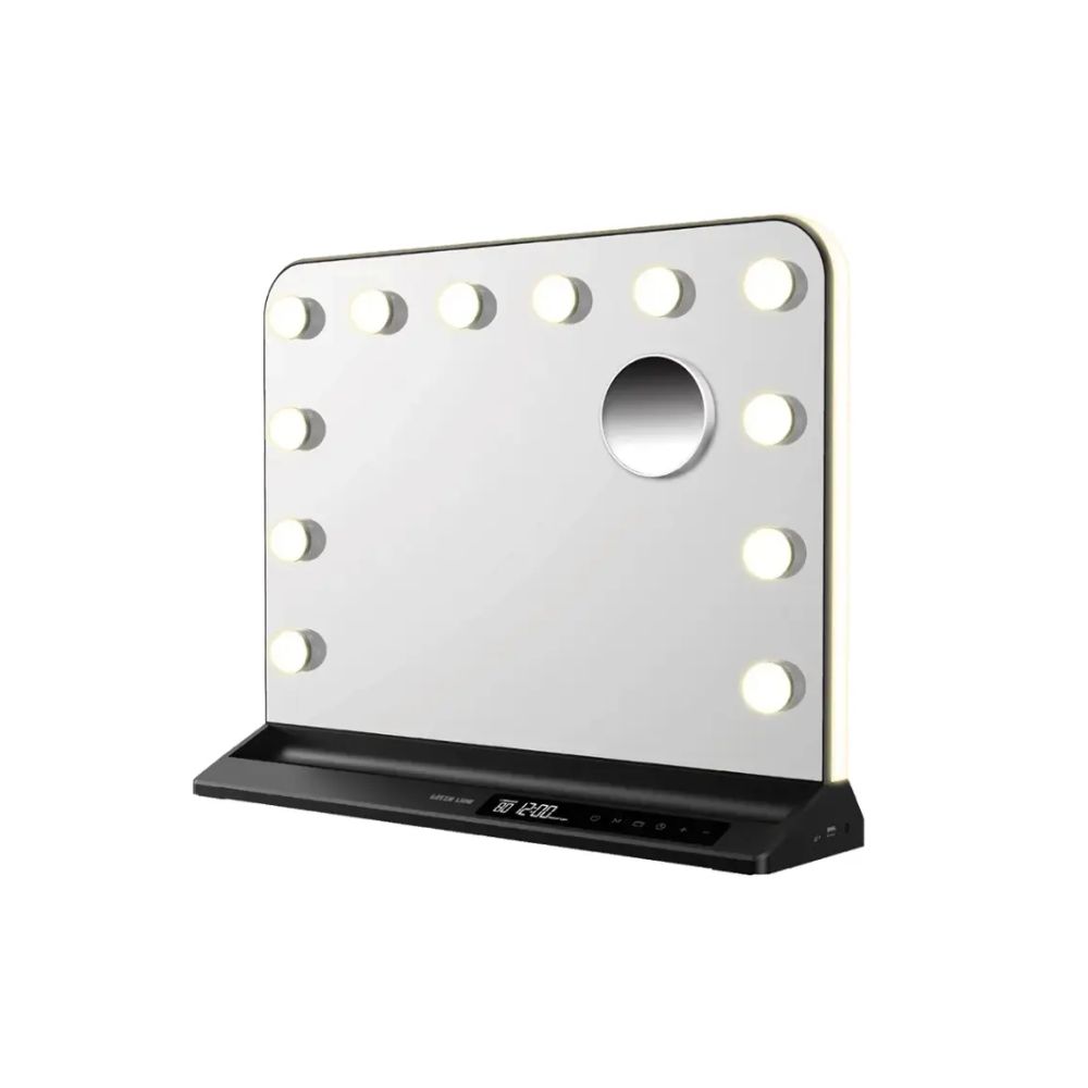 Green Lion Vanity Mirror – Black