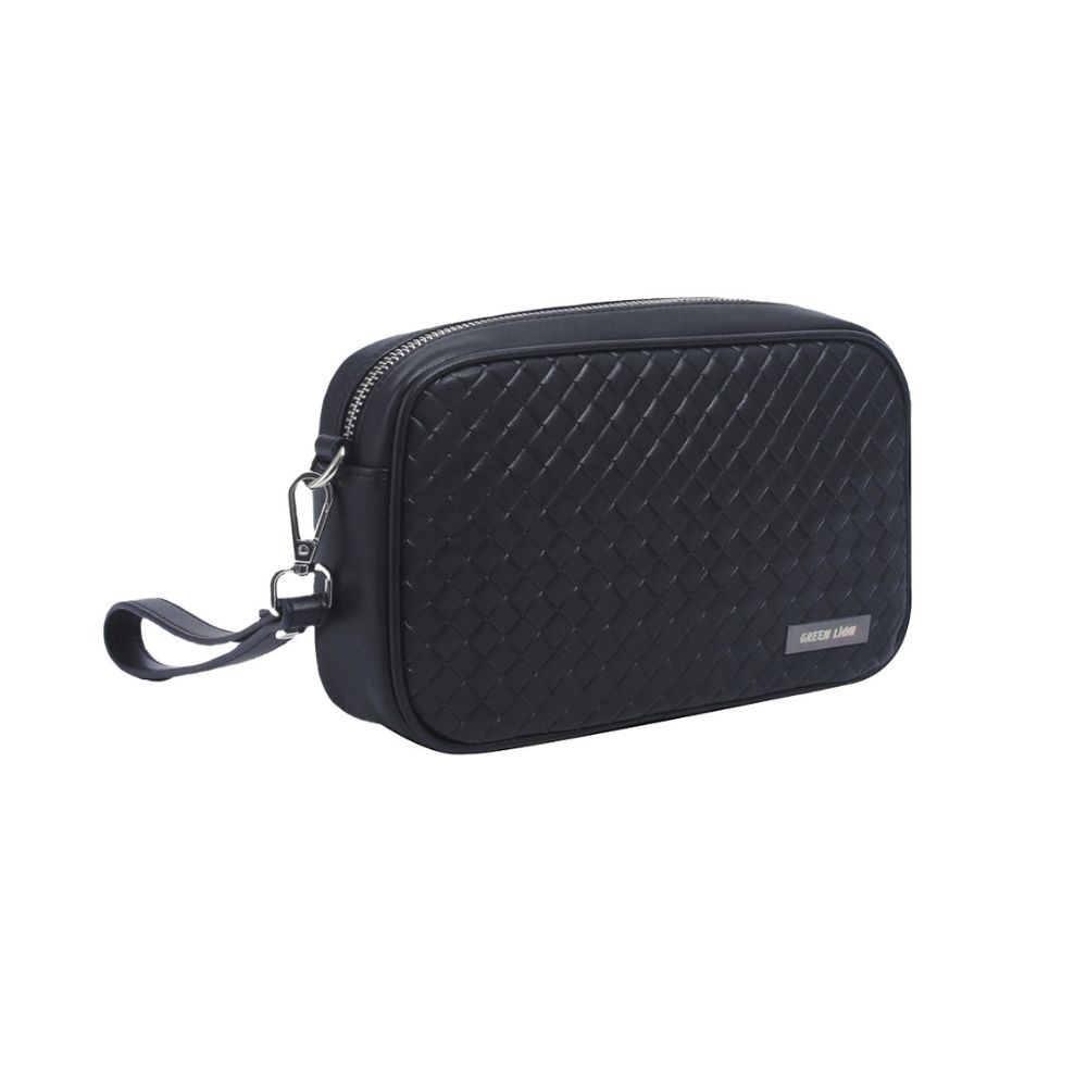 Green Lion Verso Clutch Bag