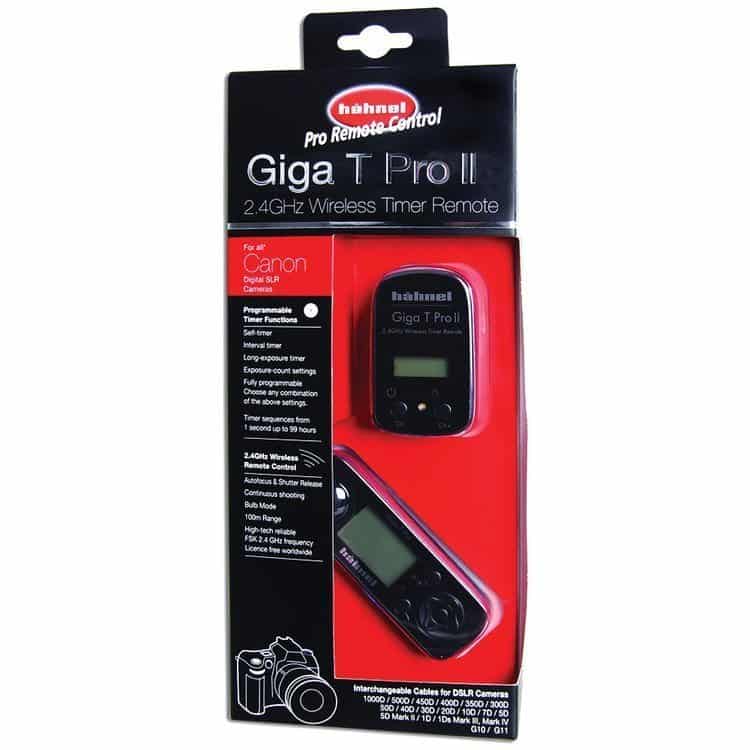 Hahnel Giga T Pro II 2.4 GHz Wireless Timer Remote for Canon Cameras