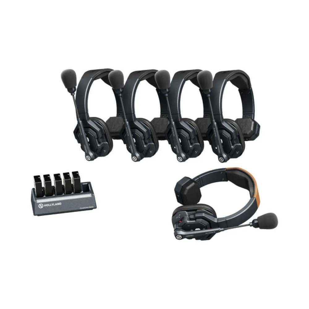 Hollyland Solidcom SE Global 4/5 Person Headset Intercom System