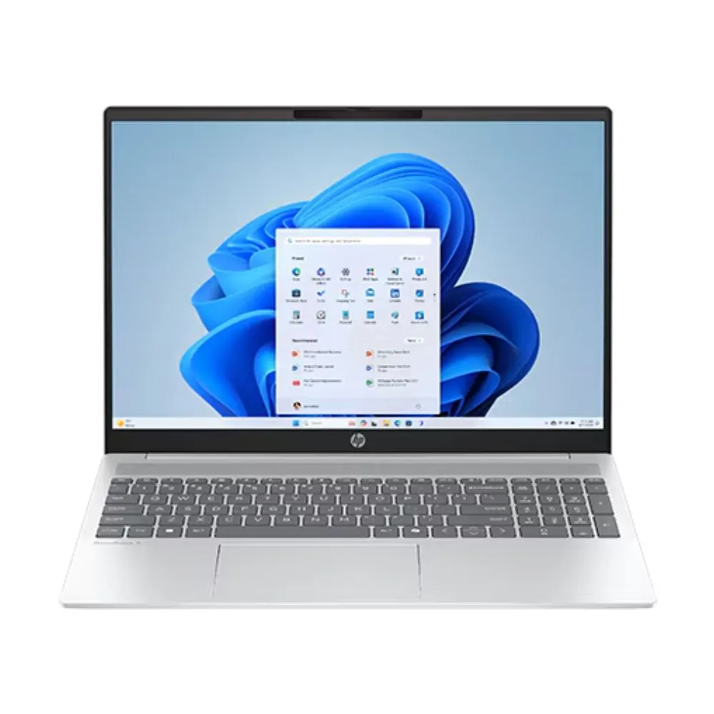 HP OmniBook 5 16″ AI Laptop Core Ultra 7 255U, 16GB RAM, 512GB SSD | Glacier Silver