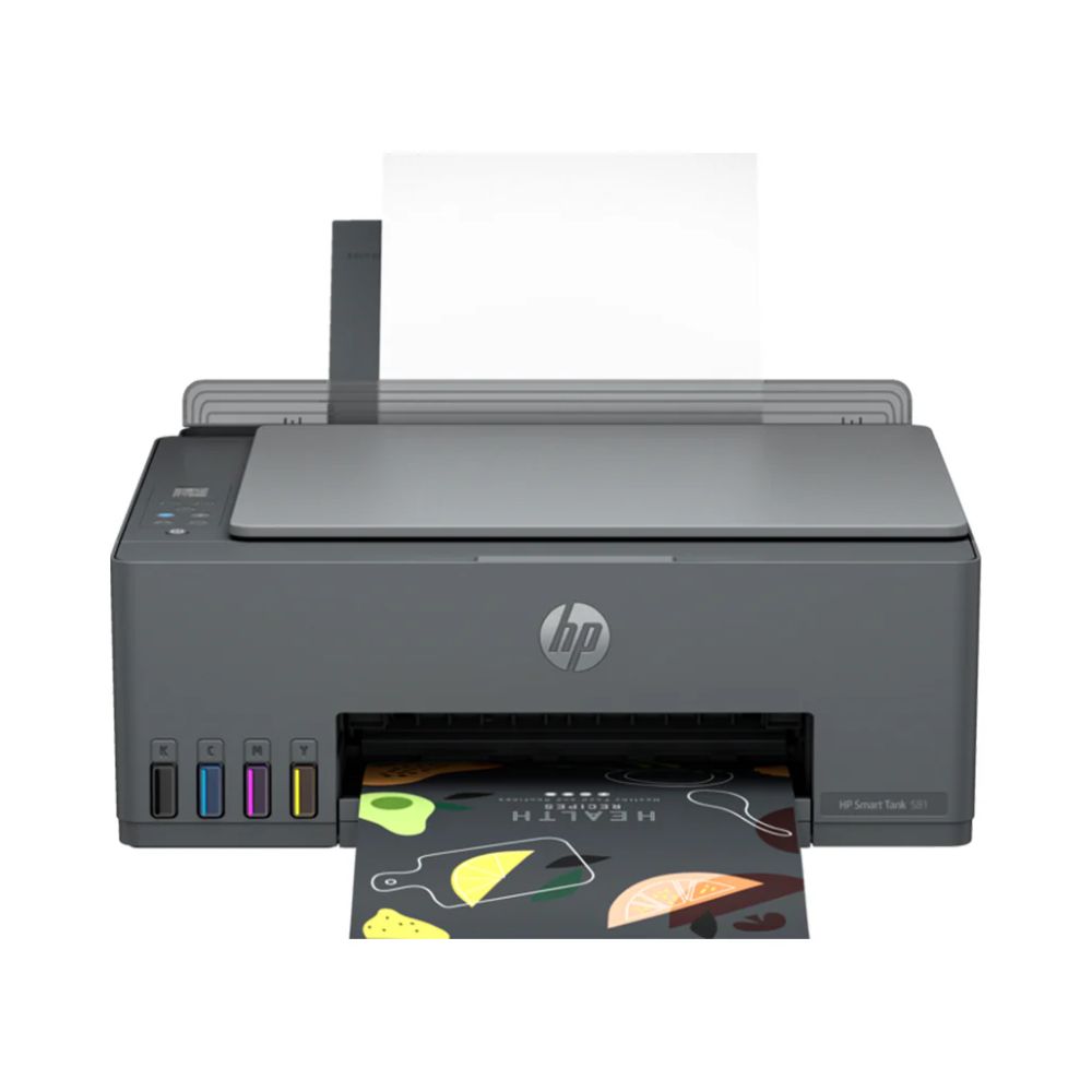HP Smart Tank 581 All-in-One Printer – Efficient, High-Quality Printing with Wireless Connectivity.