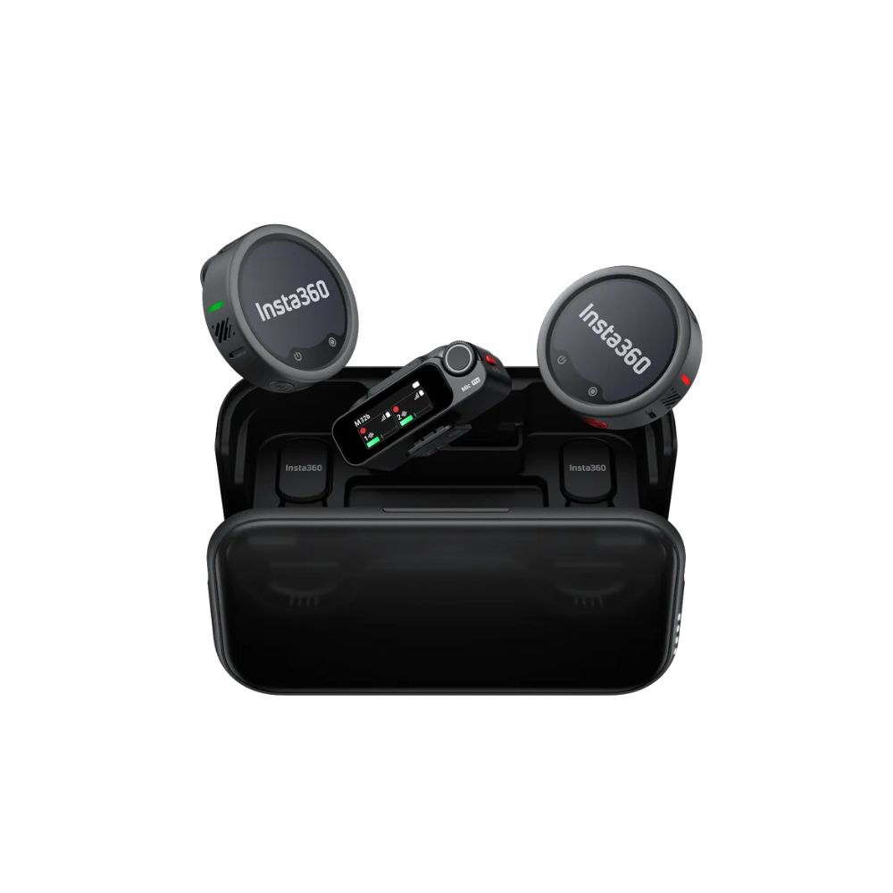 Insta360 Mic Pro 2 TX + 1 RX Professional Wireless Microphone System