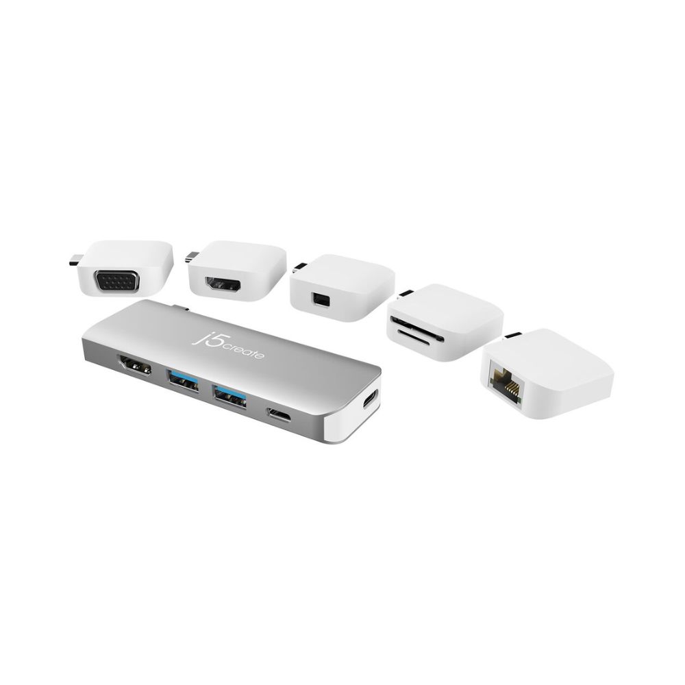 j5create JCD389 ULTRADRIVE Kit USB Type-C Multi-Display Modular Dock