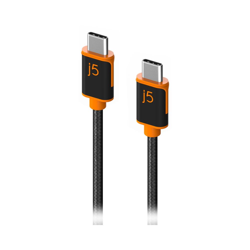 j5create JUCX24 USB-C 60W Sync & Charge Cable (9.8′)
