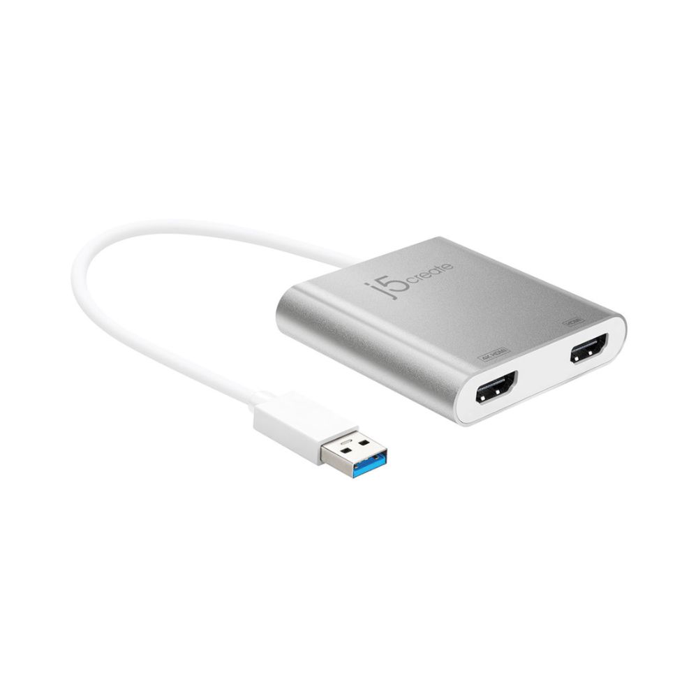 j5create USB 3.0 Gen 1 to Dual HDMI Multi-Monitor Adapter