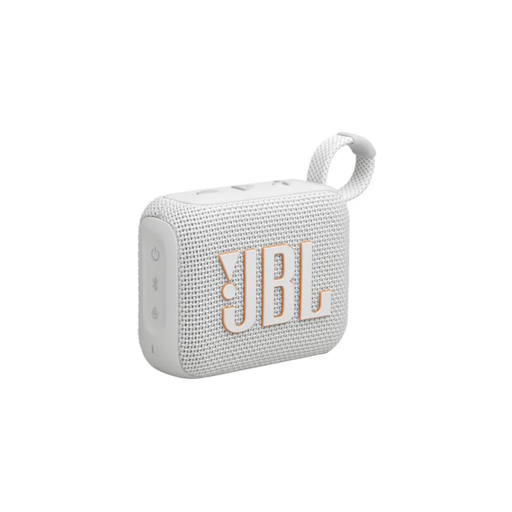 JBL Go 4 Ultra-Portable Bluetooth Speaker – White