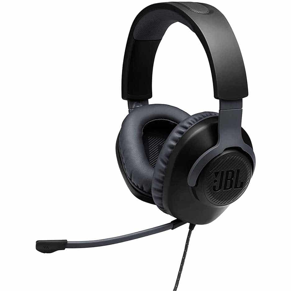 JBL Quantum 100 – Wired Over-Ear Gaming Headphones – Black