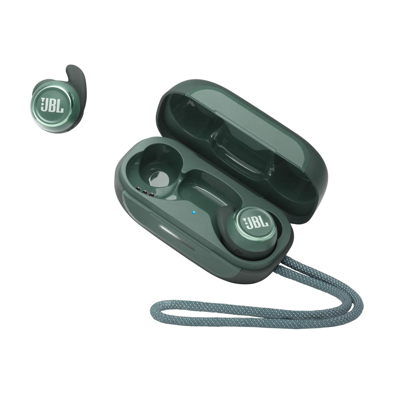 JBL Reflect Mini NC True Wireless Noise Cancelling Sport Headphones – Green