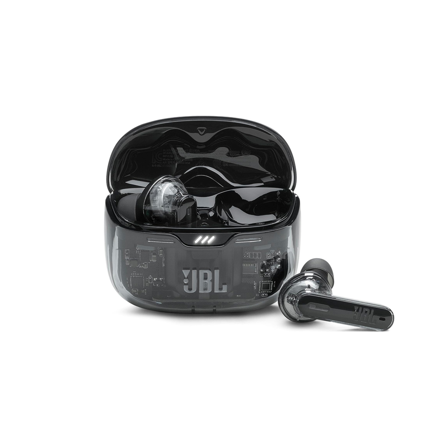 JBL Tune Beam True Wireless Noise Cancelling Earbuds – Ghost Black