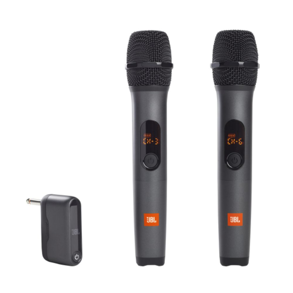 JBL Wireless Microphone Set – Dual-Channel Receiver and Original JBL Pro Sound