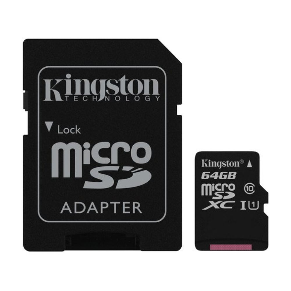 Kingston 64GB Canvas Select UHS-I microSDXC Memory Card with SD Adapter