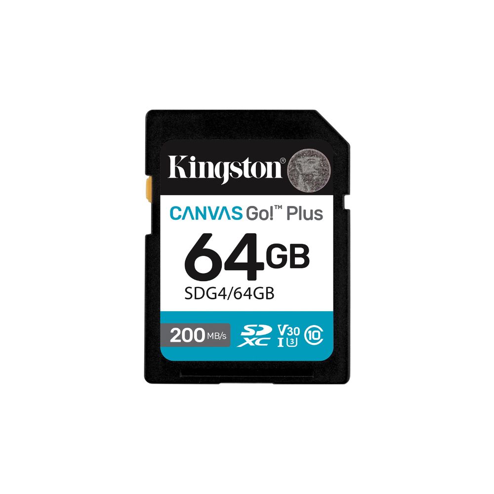 Kingston Canvas Go! Plus High-Speed UHS-I U3 V30 SDXC Memory Card