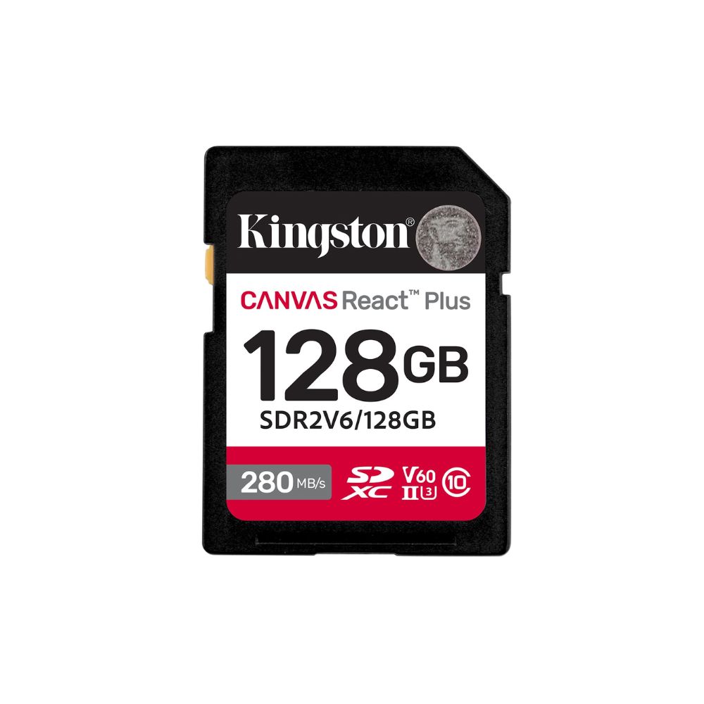 Kingston Canvas React Plus V60 High-Speed UHS-II U3 SDXC Memory Card