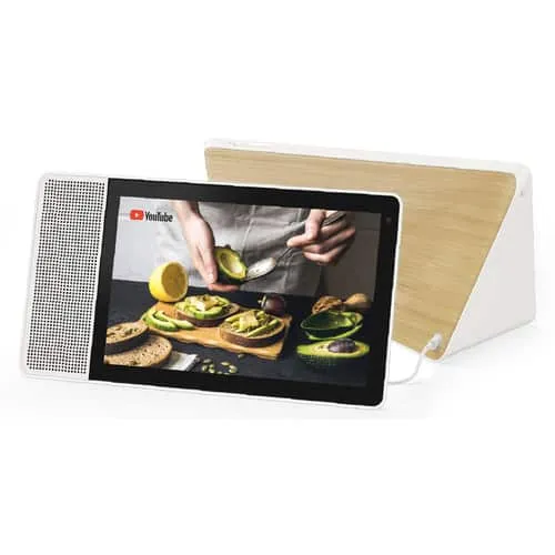 Lenovo 10.1″ Smart Display (White and Bamboo)