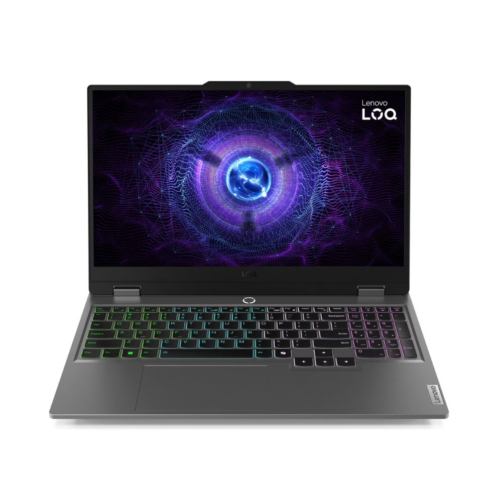 Lenovo LOQ 15IRX9 Gaming Laptop (83DV000EAX) – Intel Core i7-13650HX – 16GB DDR5 RAM – 512GB NVMe SSD – NVIDIA GeForce RTX 3050 6GB GPU – 15.6″ FHD 144Hz – Luna Grey