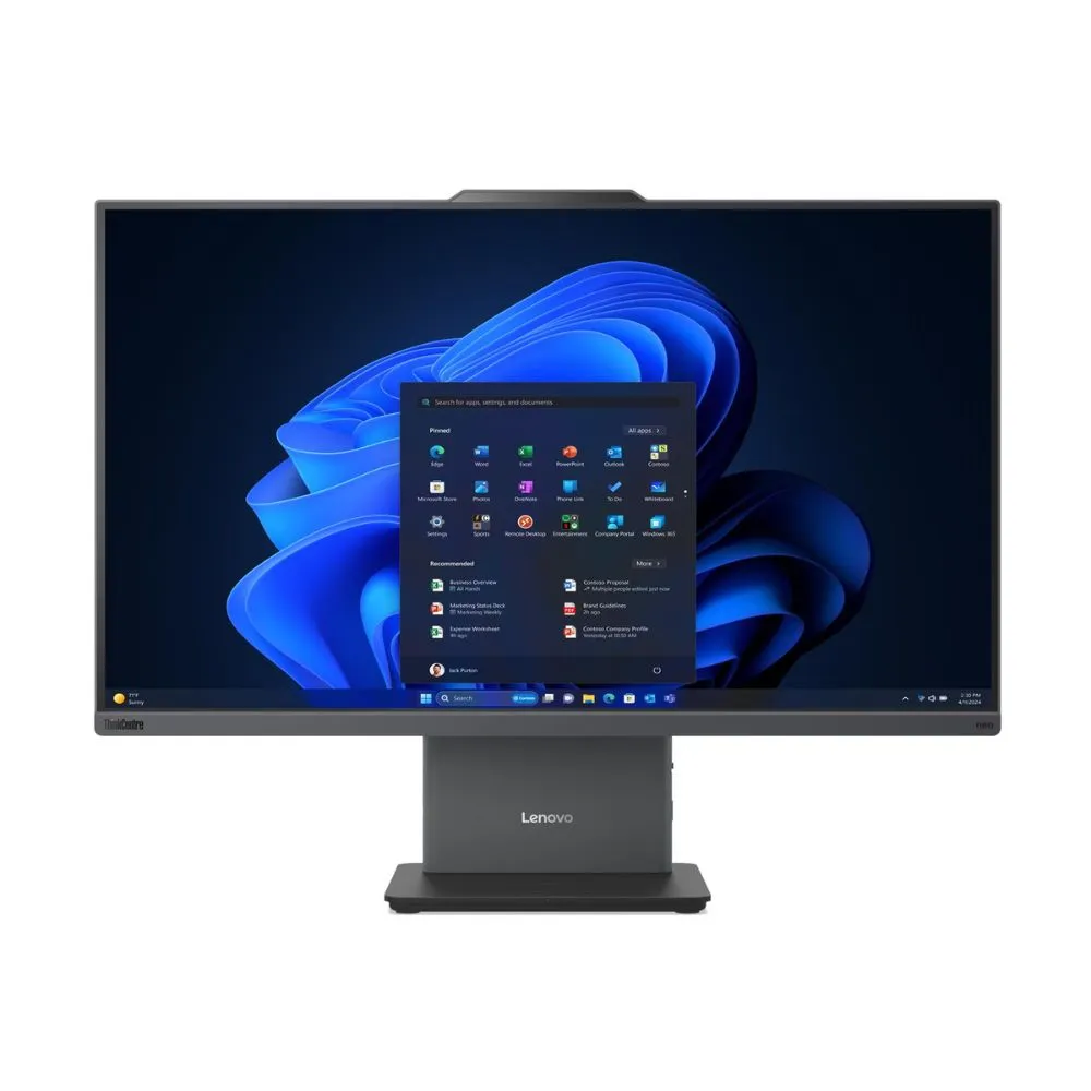 Lenovo ThinkCentre Neo 50a-24 Gen 6 All-in-One | Core Ultra 5-226V, 16GB RAM, 512GB SSD, 23.8″ FHD Touch, Luna Grey