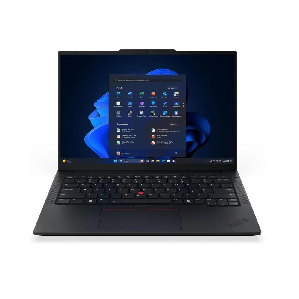 Lenovo ThinkPad E14 Gen 7 14″ WUXGA Business Laptop, Intel Core Ultra 7 255H, 16GB DDR5, 1TB NVMe SSD, Intel Arc 140T Graphics, DOS, Backlit EN/AR Keyboard – Includes Lenovo Case