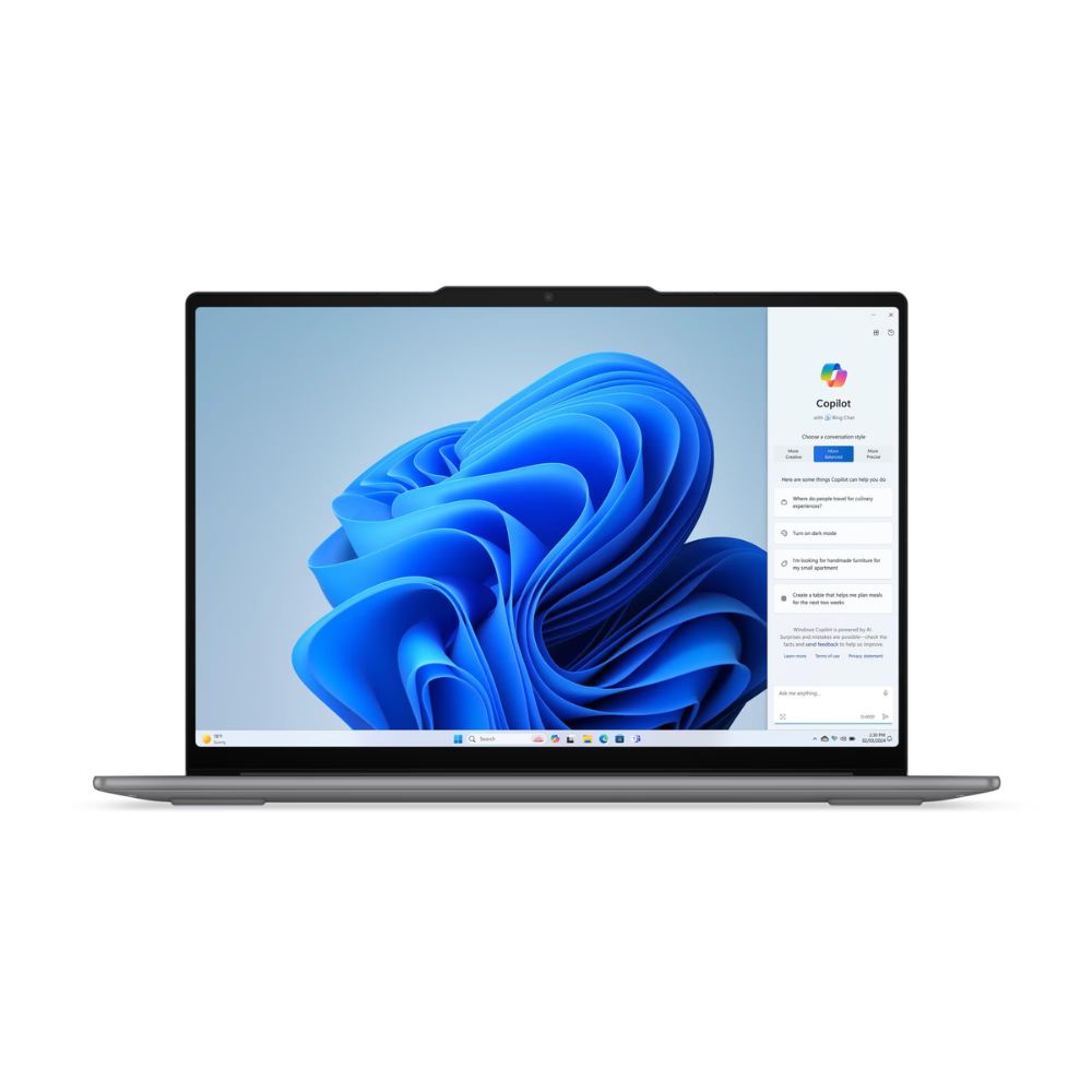 Lenovo Yoga 7 Gen 10 Aura Edition 15ILL9 (83HM002WUS) – Intel Core Ultra 7 258V – 32GB LPDDR5x RAM – 1TB NVMe SSD – Intel Arc 140V Graphics – 15.3″ 2.8K Touchscreen – Windows 11 – Luna Grey