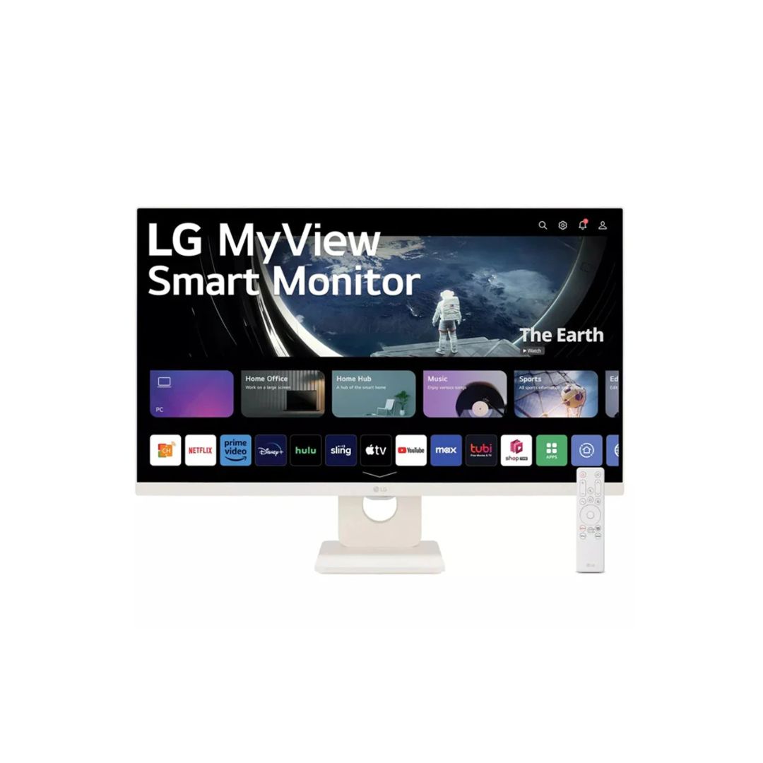 LG 32SR50F-W 31.5″ FHD IPS Smart with webOS – Business Monitor