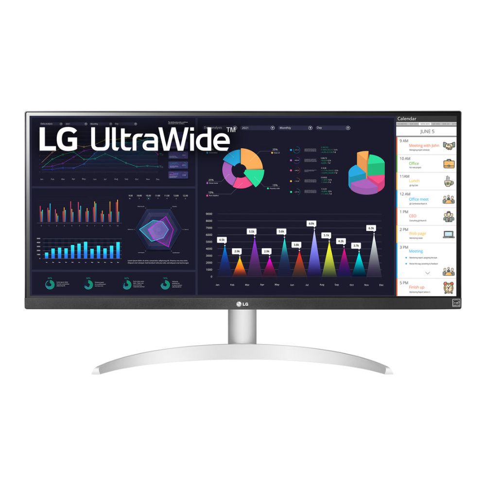 LG UltraWide 29″ 1080p HDR Monitor – 29WQ600-W.