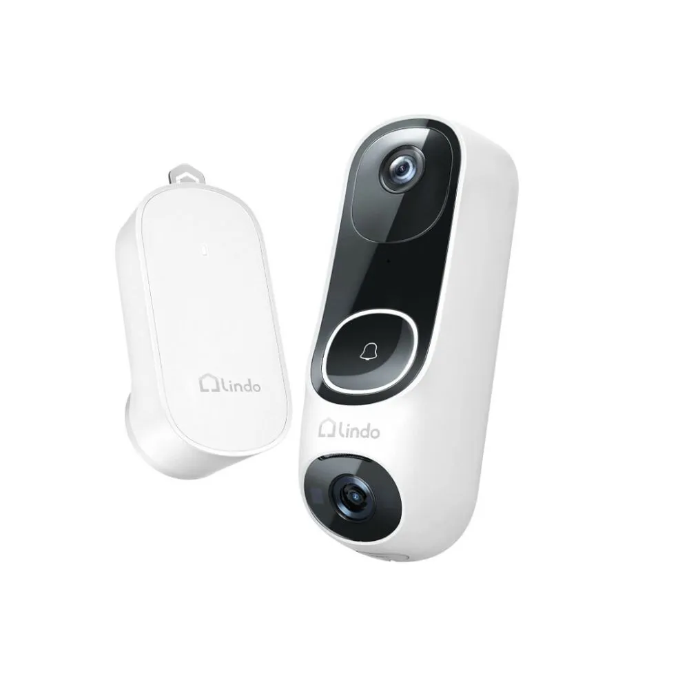 Lindo Pro Dual Camera Video Doorbell 2k