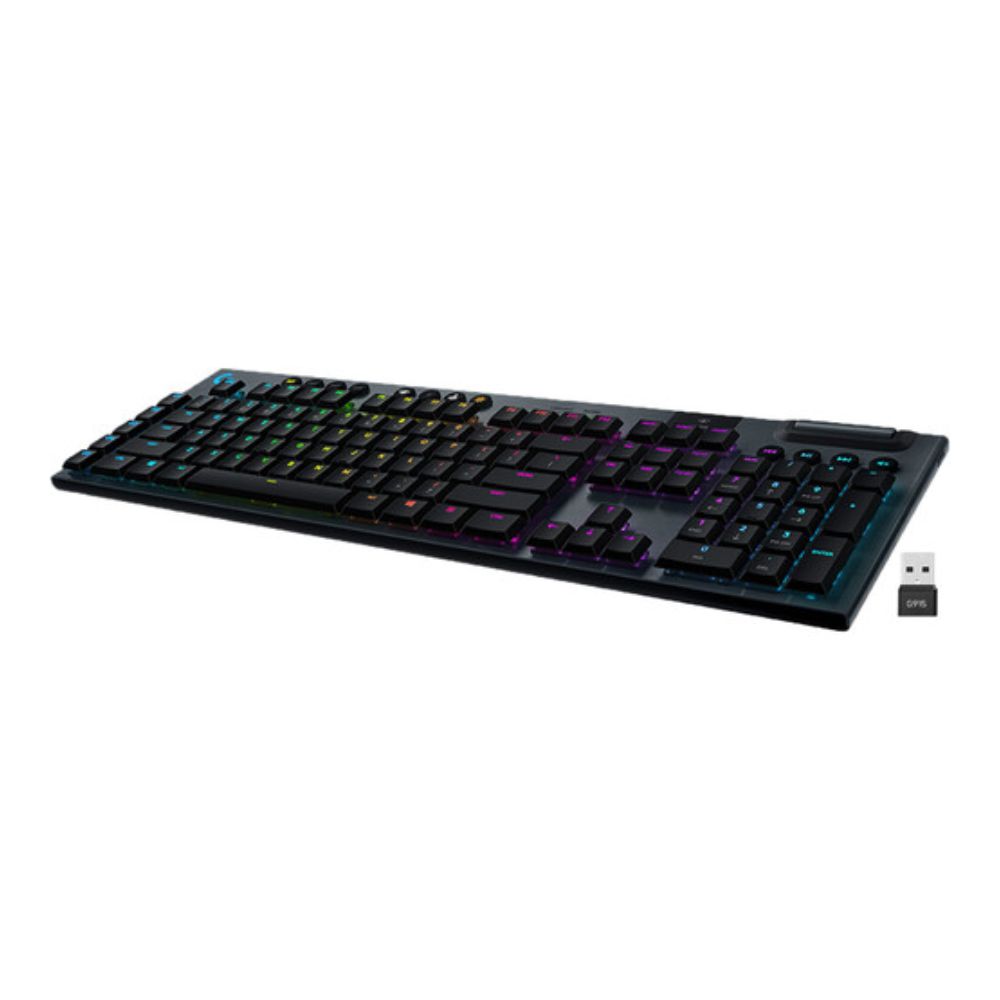 Logitech G G915 LIGHTSPEED Wireless RGB Mechanical Gaming Keyboard (Carbon, GL Tactile)