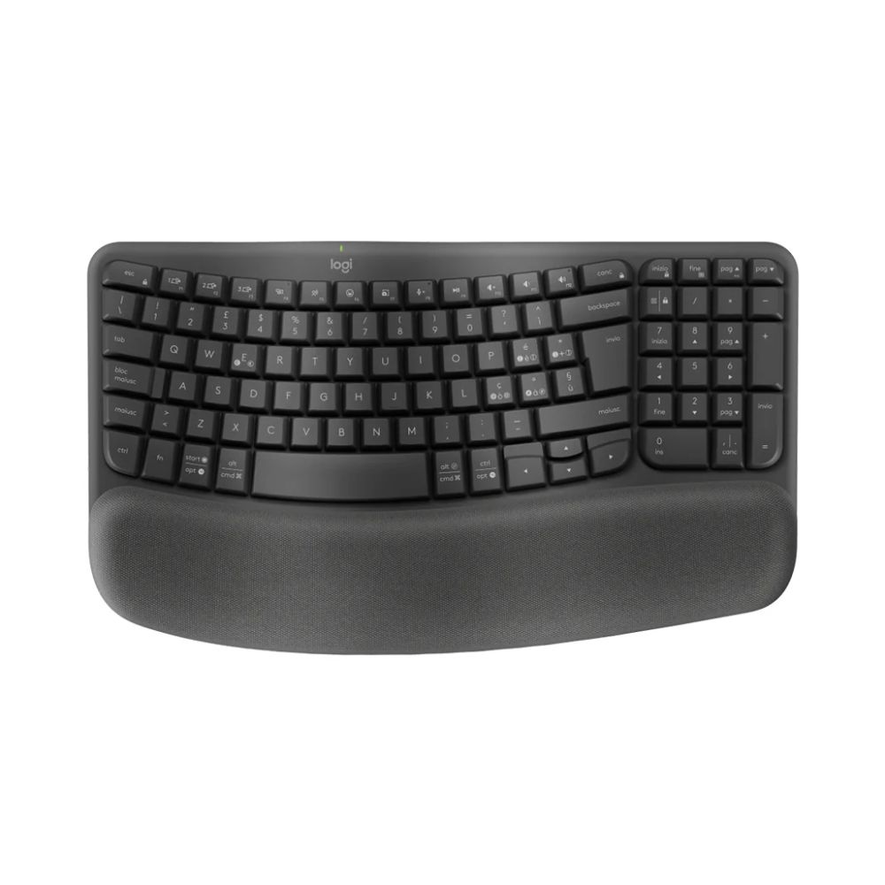 Logitech Wave Keys Wireless Ergonomic Keyboard