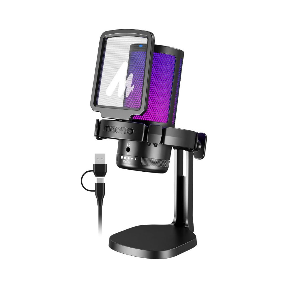 MAONO DGM20 – GamerWave Condenser USB Gaming RGB Microphone