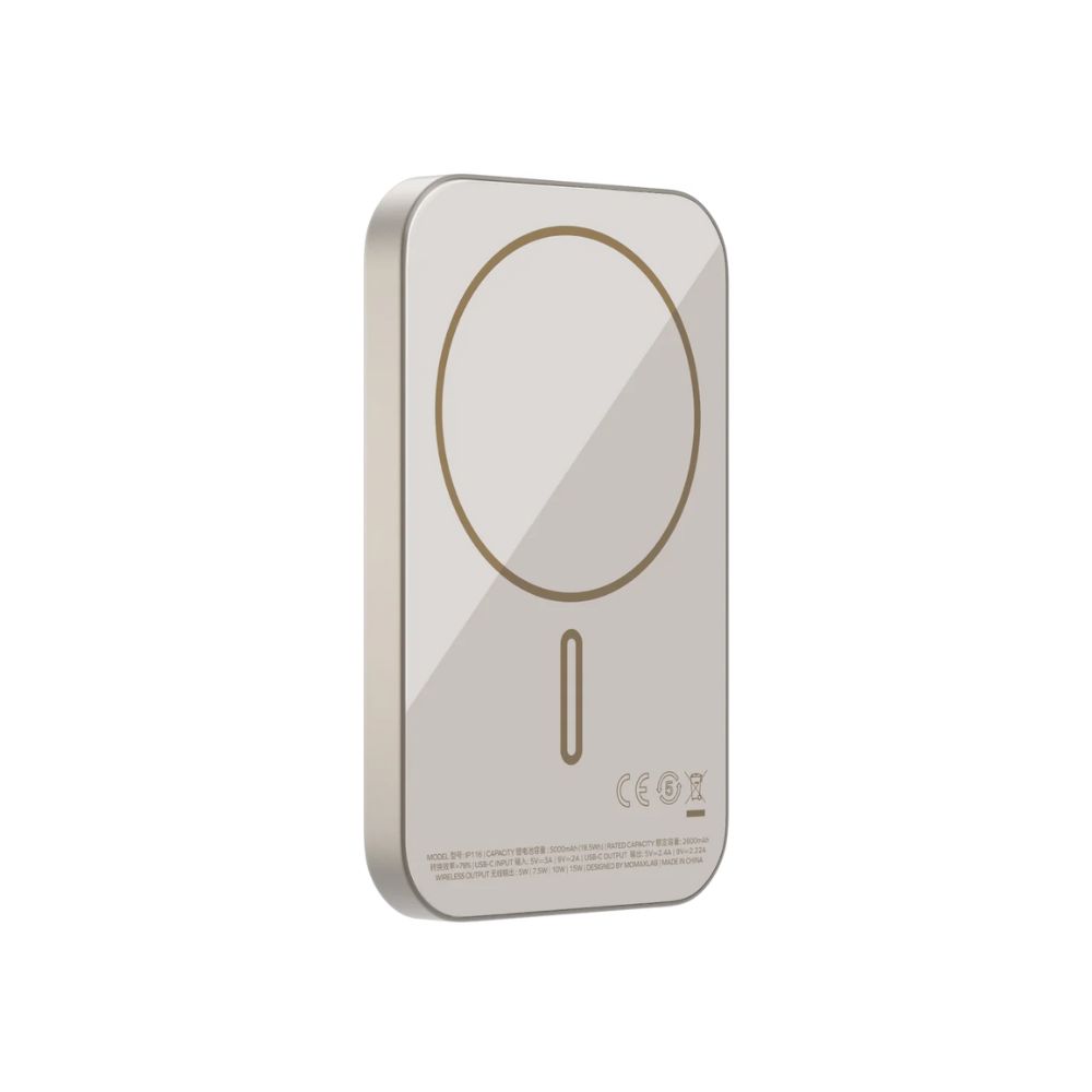 Momax Q.Mag X Magnetic Wireless Power Bank 5000mAh – Titanium