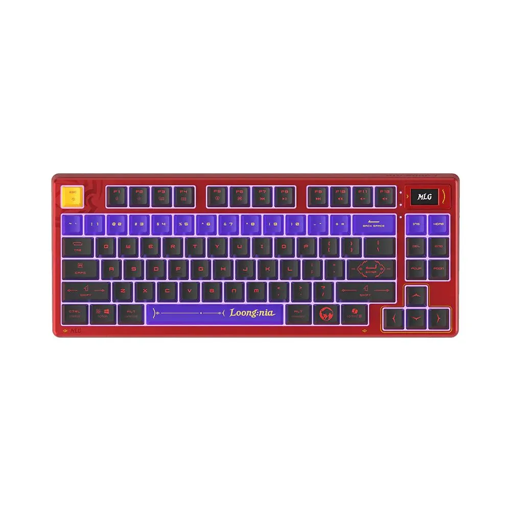 MSI Forge MLG GK600 TKL, Wireless Gaming Keyboard, Tenkeyless design, 20 mode RGB, MLG Special Edition