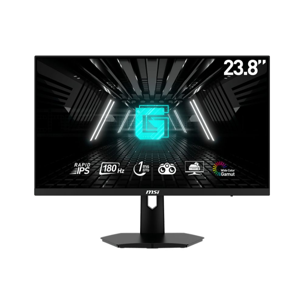 MSI G244F E2 24″ Full HD 180Hz 1ms Rapid IPS Frameless Gaming Monitor – Black