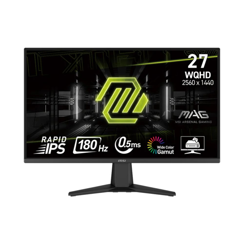 MSI MAG 275QF 27″ Rapid IPS WQHD Gaming Monitor – 180Hz – 0.5ms Response – HDR Ready