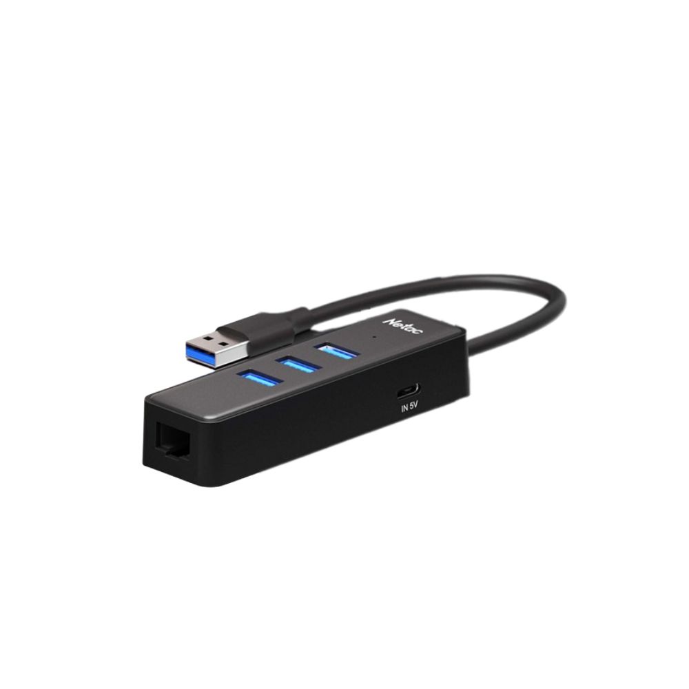Netac NT08WF12 – 30BK | USB 3.0 Hub with Gigabit Ethernet