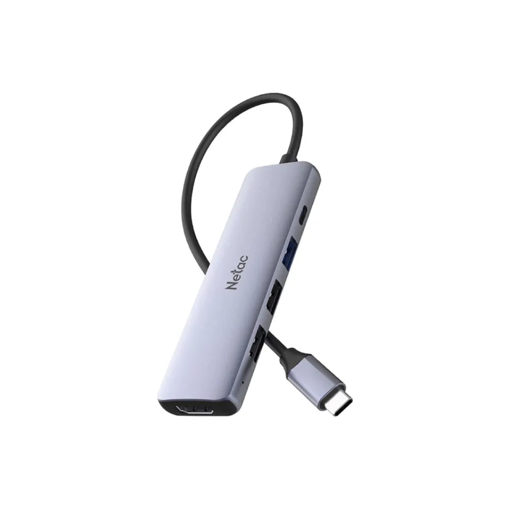 Netac NT08WF13 – 30GR | 5-in-1 Multifunction USB-C Hub