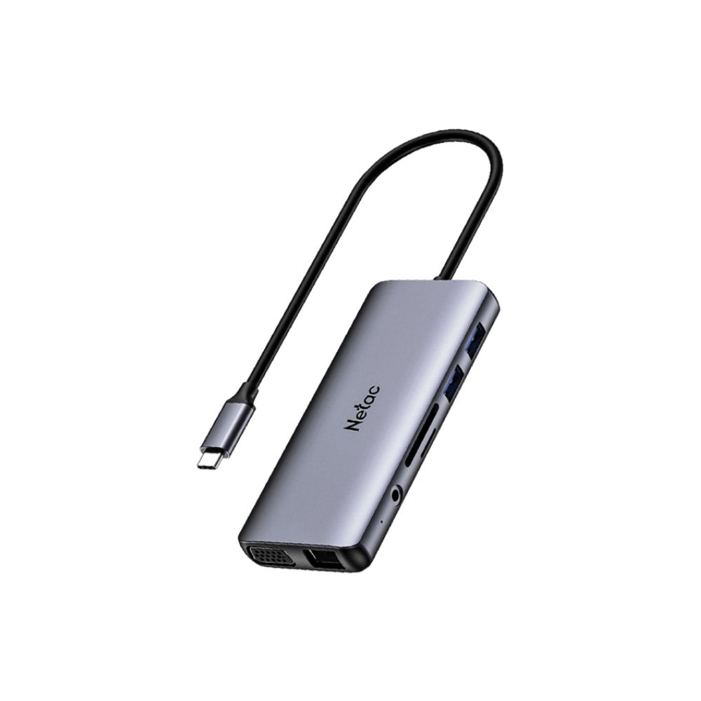 Netac NT08WF15 – 30GR | 11-in-1 Multifunction USB-C Docking Station