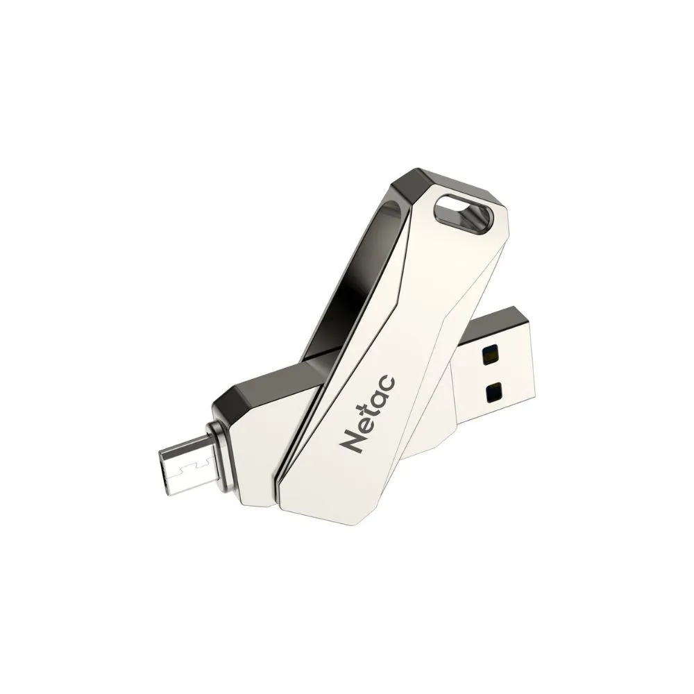 Netac U381 | Dual-Interface USB 3.0 + Micro Usb OTG Flash Drive