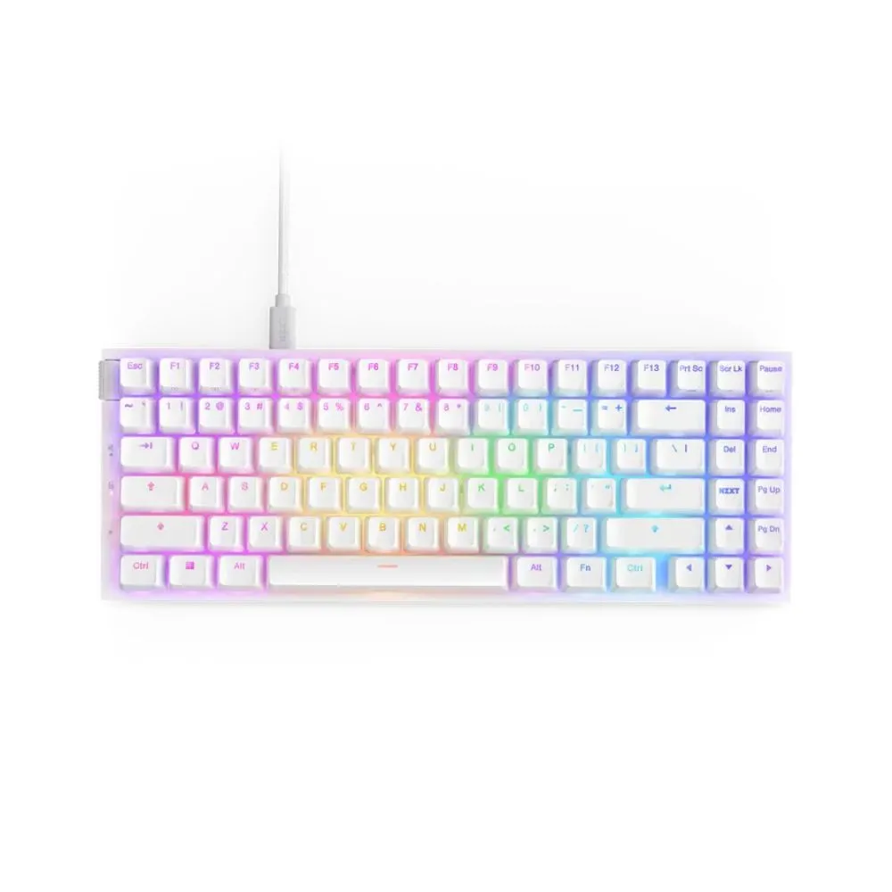 NZXT Function 2 MiniTKL KB-002NW-US, Wired Tenkeyless gaming keyboard, Adjustable Actuation, Double-Shot PBT Keycaps, RGB