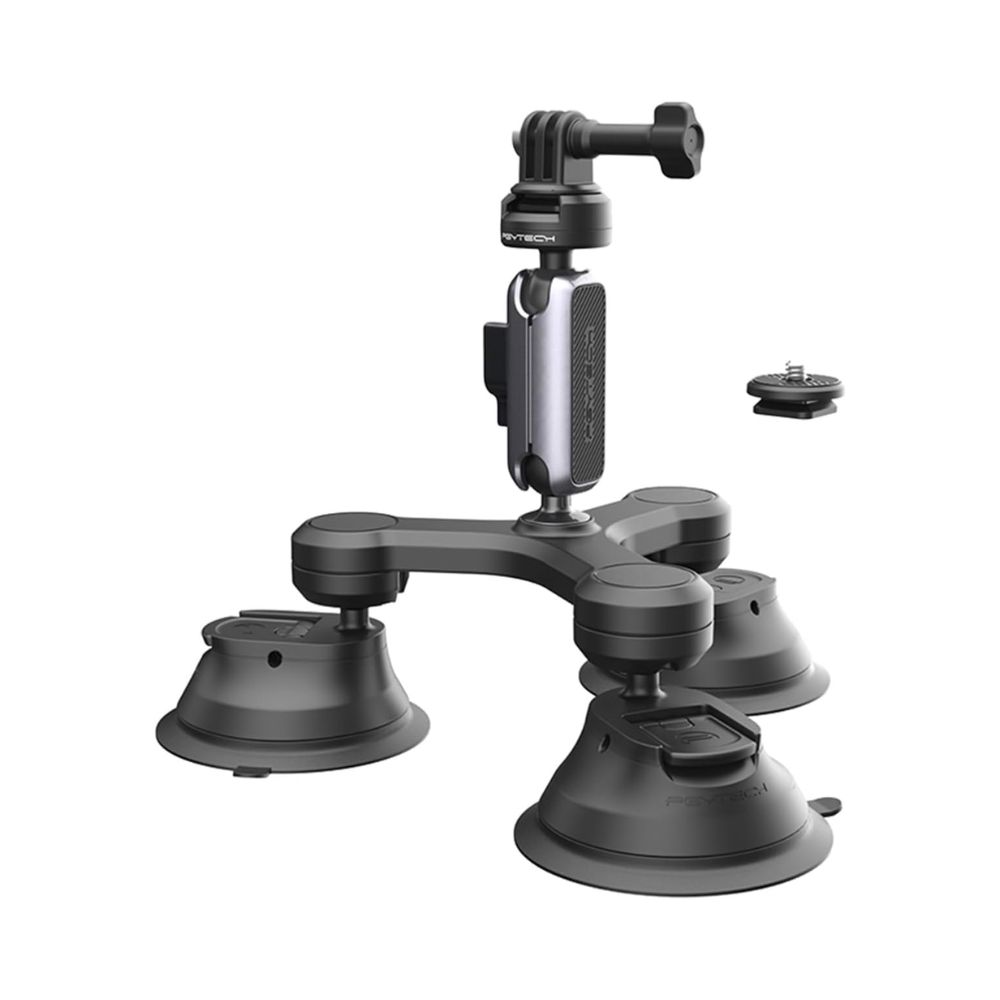 PGYTECH CapLock Three-Arm Triple Suction Mount
