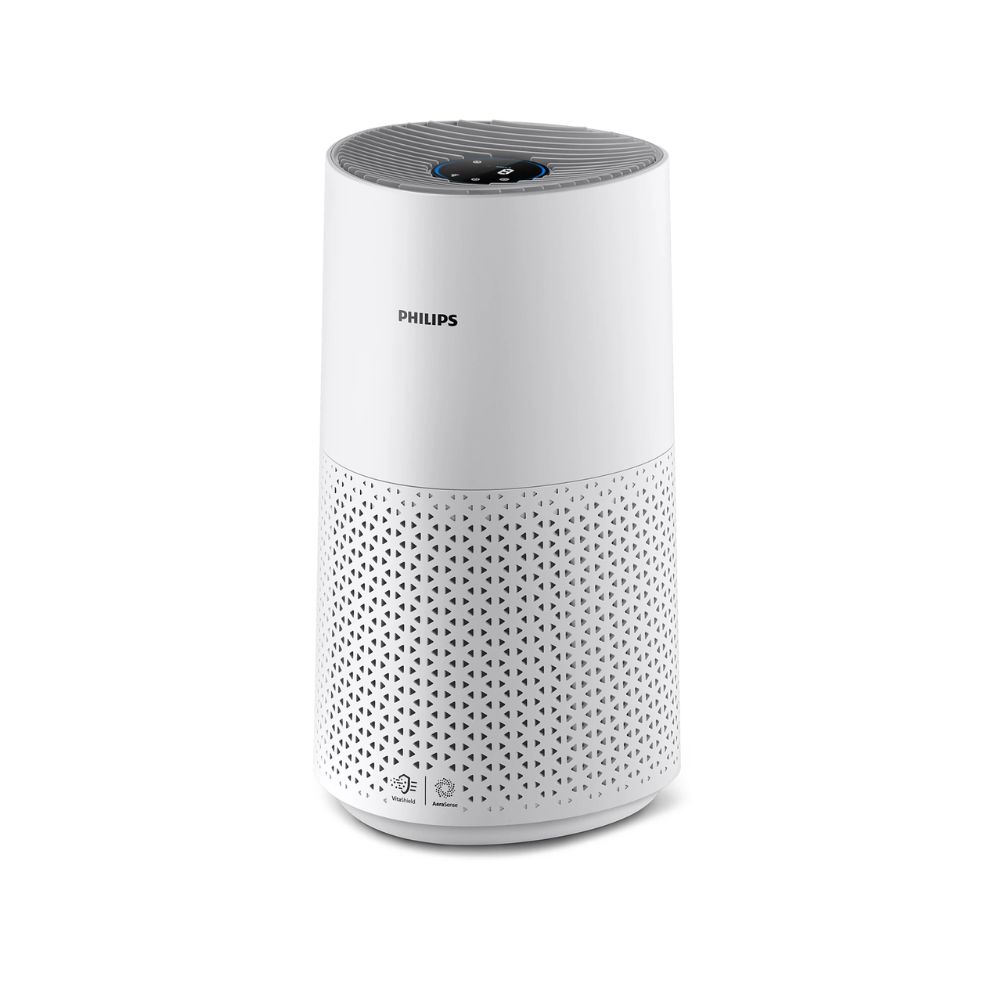 Philips 1000 Series Air Purifier for Medium Rooms (AC1711/90) – 300 m³/h CADR – NanoProtect HEPA & Active Carbon – VitaShield Virus Defense – AeraSense Diagnostics
