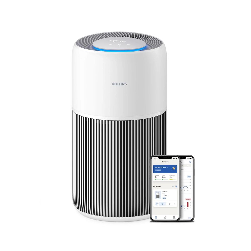 Philips PureProtect Quiet 2200 Series Smart Air Purifier (AC2220/10) – 420 m³/h CADR – NanoProtect HEPA & Active Carbon – 3-Year Filter Life – WiFi Connected