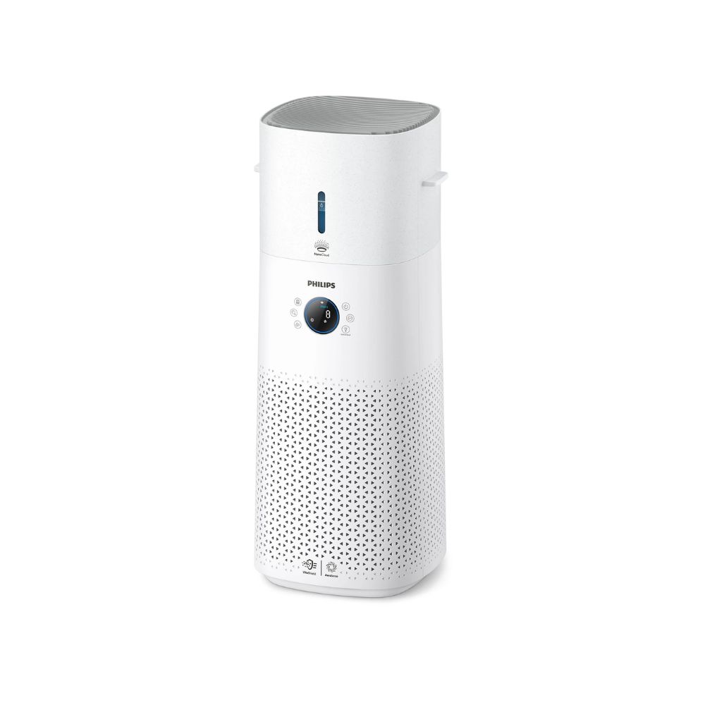 Philips Series 3000 2-in-1 Air Purifier & Humidifier (AC3737/10) – 505 m³/h CADR – Removes 99.97% Particles & Formaldehyde – NanoCloud Humidity – WiFi Connected