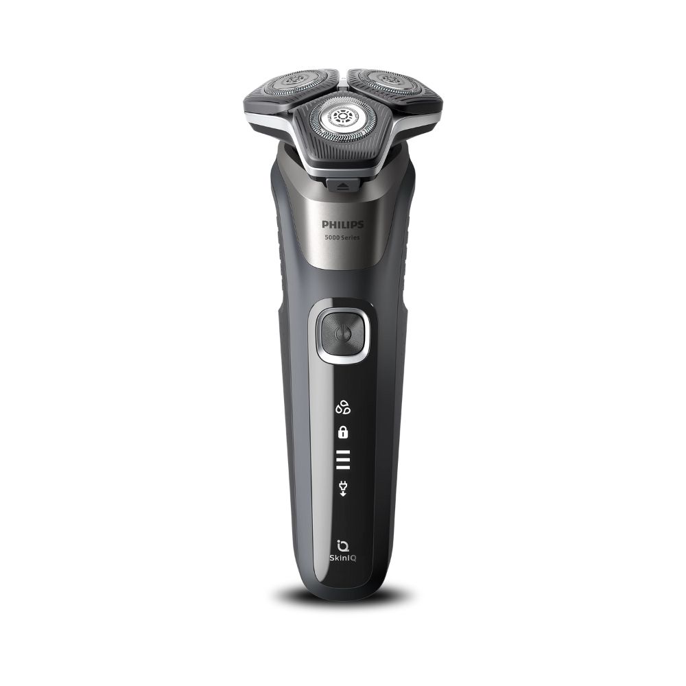 Philips Shaver Series 5000 – Wet and dry electric shaver and soft pouch – S5887/10