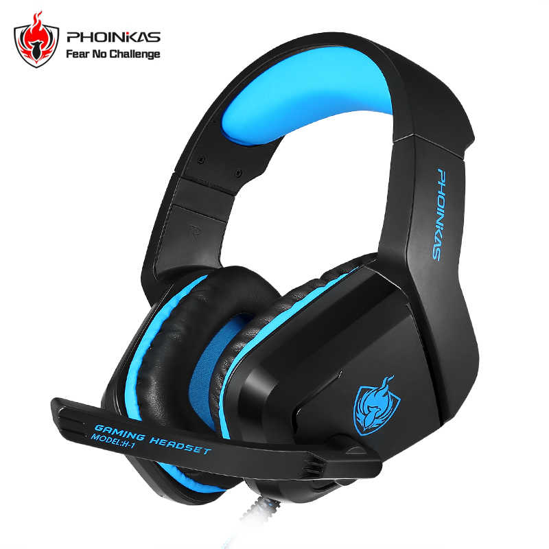 PHOINIKAS H1 Gaming Headphones with Microphone