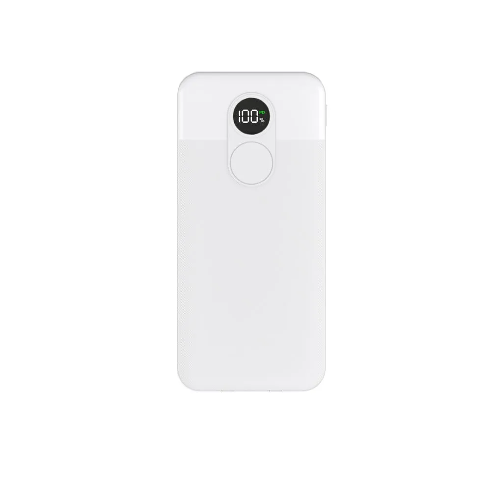 Porodo 20000mAh Powerbank Integrated Cable