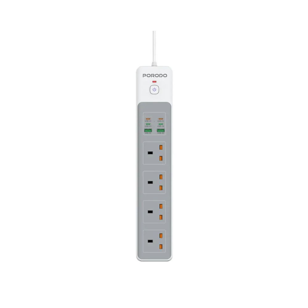Porodo 4AC 65W 3000W Power Strip