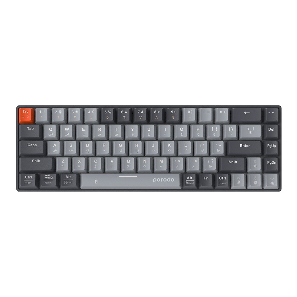 Porodo 68-Keys Wireless Mechanical Keyboard Ultimate