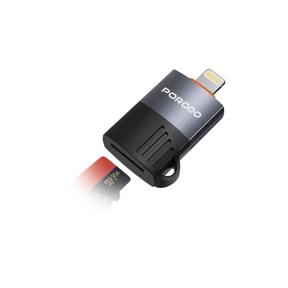 Porodo AudioLink LX Lightning Card Reader