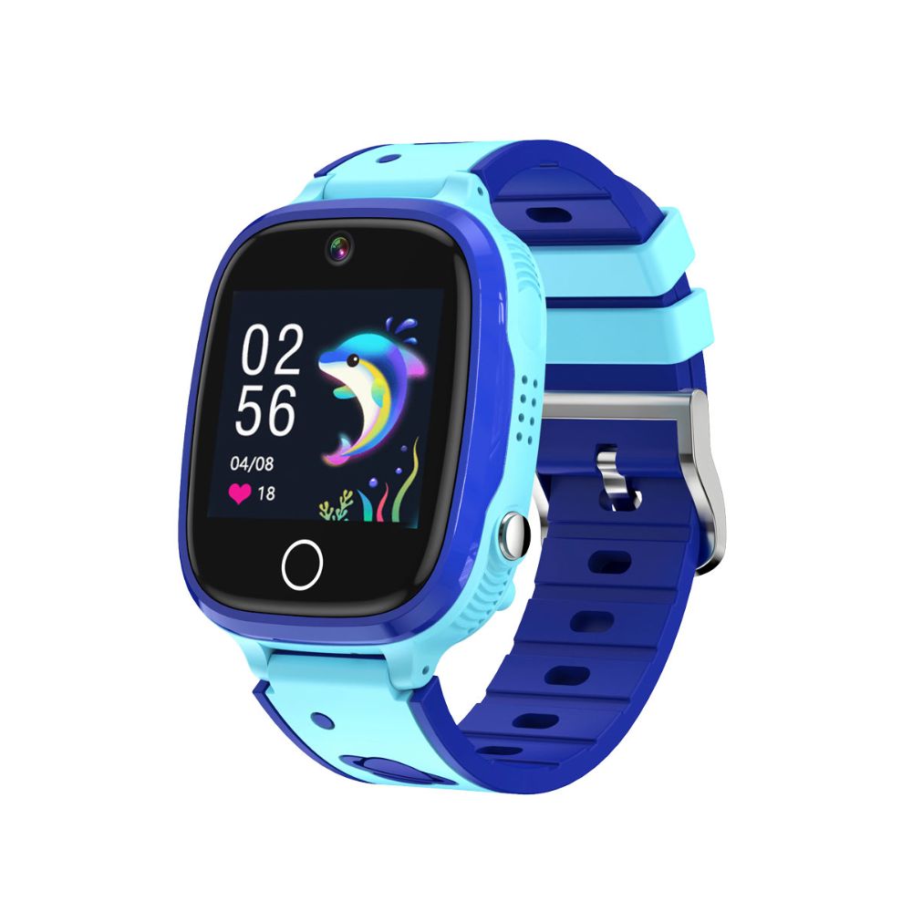 Porodo Blue 4G Kids GPS Smart Watch with Setracker 2 app